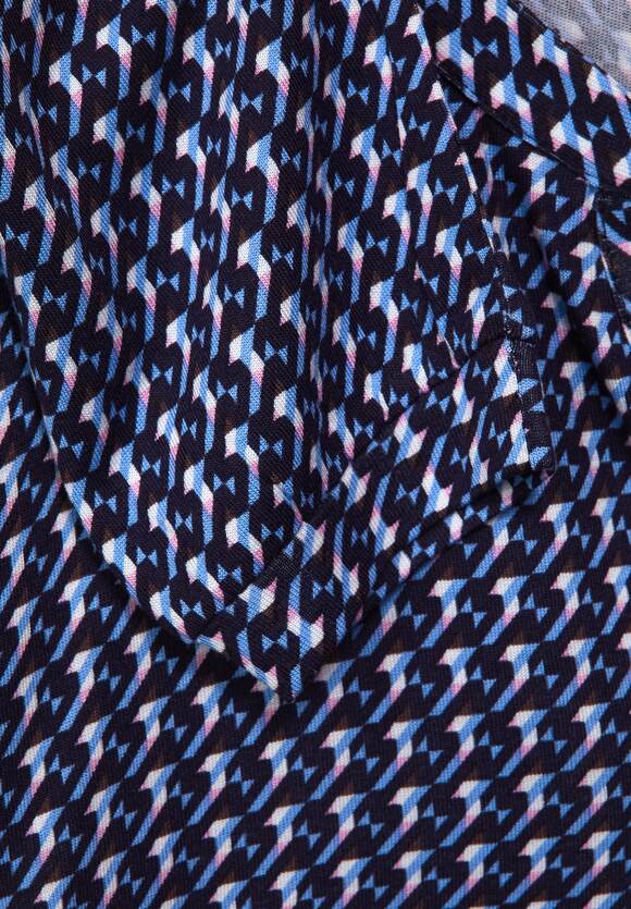 Mighty ONE Damen - Shirt STREET mit Jersey Blue Print | ONE STREET Online-Shop