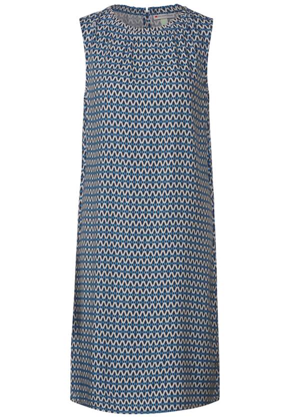 Print Deep STREET mit | Online-Shop Damen - ONE Ärmelloses Blue Kleid STREET ONE