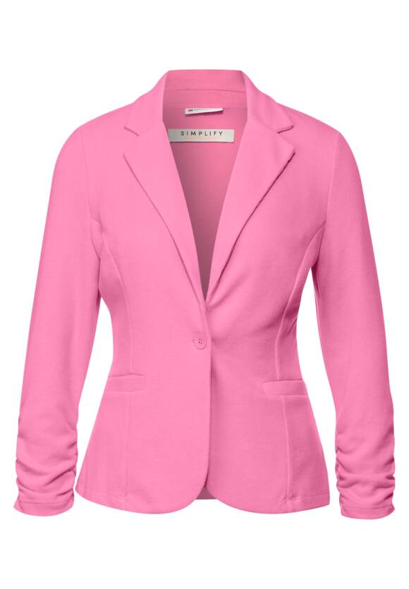 Basic Online-Shop Crush STREET Damen Pink Unifarbe in ONE STREET | - Blazer ONE