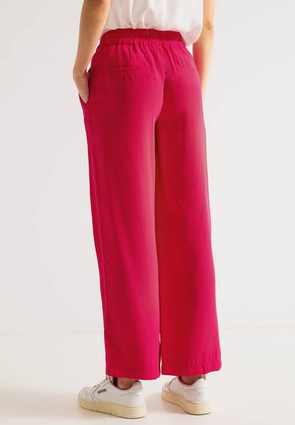 Loose Intense Fit Style Hose | - Damen - Online-Shop Wideleg Wide STREET Legs ONE mit STREET ONE Berry