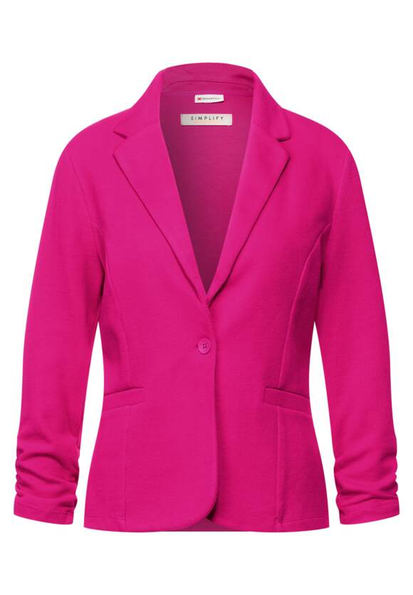 uitlaat Aas kapsel STREET ONE Basic blazer in effen kleur Dames - Lavish Pink | STREET ONE  Online-Shop