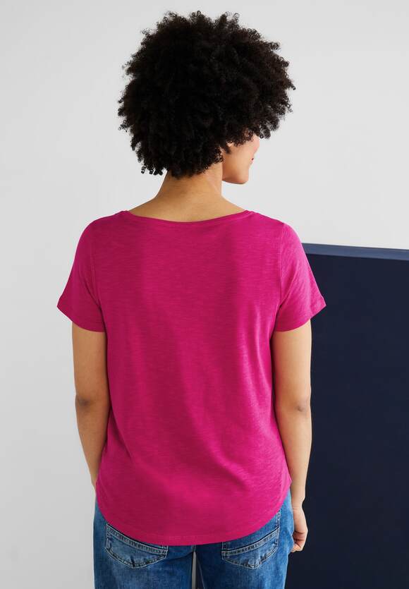 STREET ONE T-Shirt Nu Style STREET Pink ONE - - mit Gerda Damen | Online-Shop V-Ausschnitt