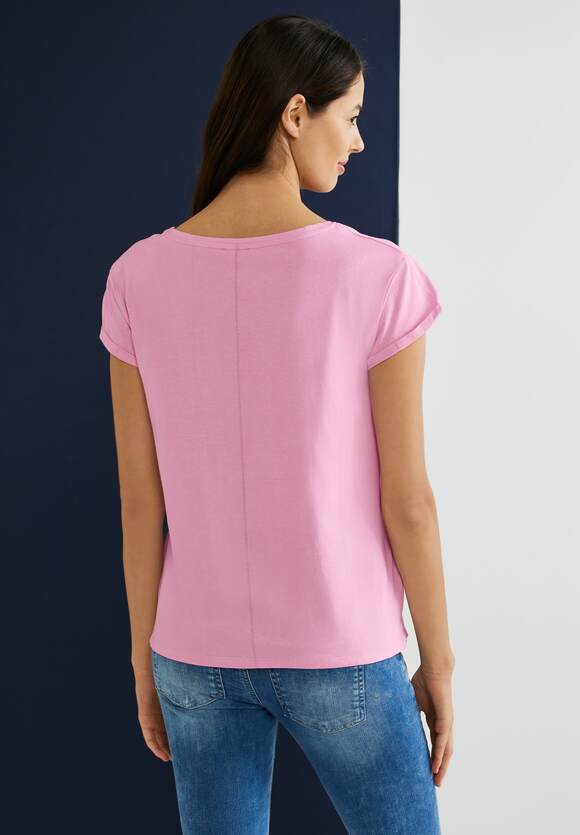 Wild STREET STREET Damen Partprint | ONE T-Shirt Online-Shop - ONE mit Rose
