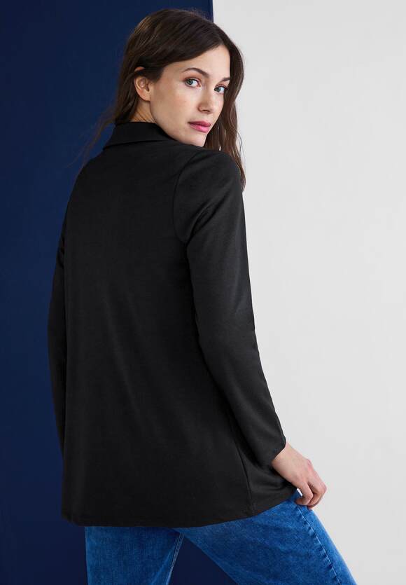STREET ONE Casual Long Blazer Damen - Black | STREET ONE Online-Shop