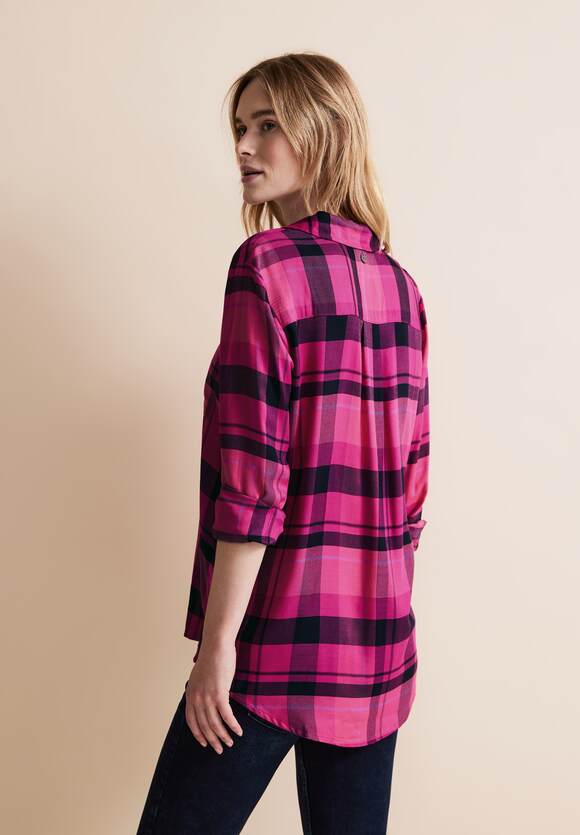 STREET ONE - Viskose | Pink STREET Online-Shop ONE Cozy Bluse Bright Damen aus