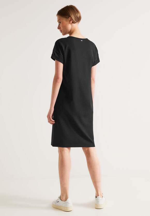 Online-Shop | Damen STREET ONE ONE - Kleid in Jersey STREET Unifarbe Black