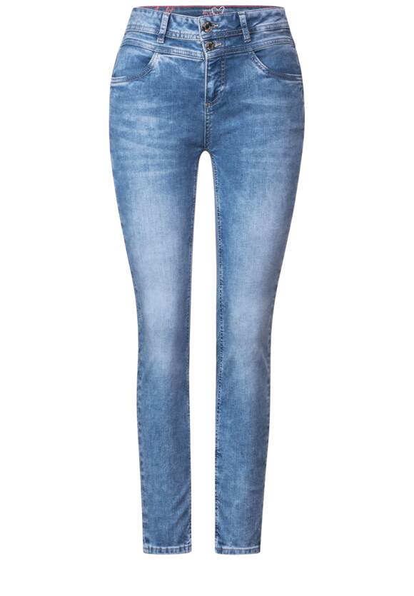 Egomania Weerkaatsing scheiden STREET ONE Slim Fit Jeans Damen - Style York - Sky Blue Bleach | STREET ONE  Online-Shop