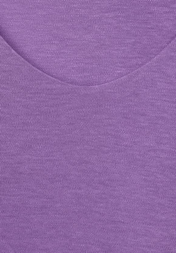 T-Shirt in STREET Lilac Damen ONE STREET ONE Palmira Unifarbe Lupine Style - Online-Shop | -