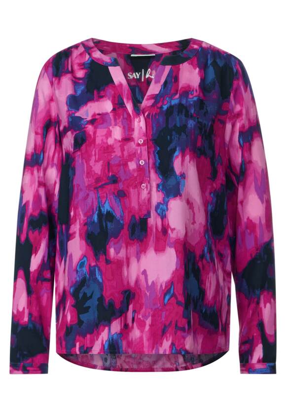 Bamika ONE | Bright Printbluse Style STREET Damen Pink STREET - Online-Shop Viskose ONE - Cozy