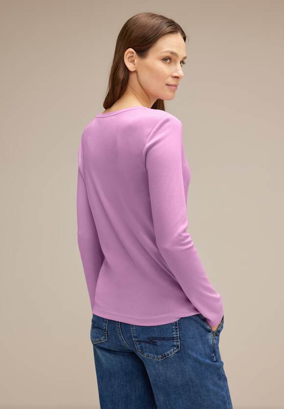 ONE Basic ONE Online-Shop - Damen Langarmshirt STREET Bright | STREET Rose