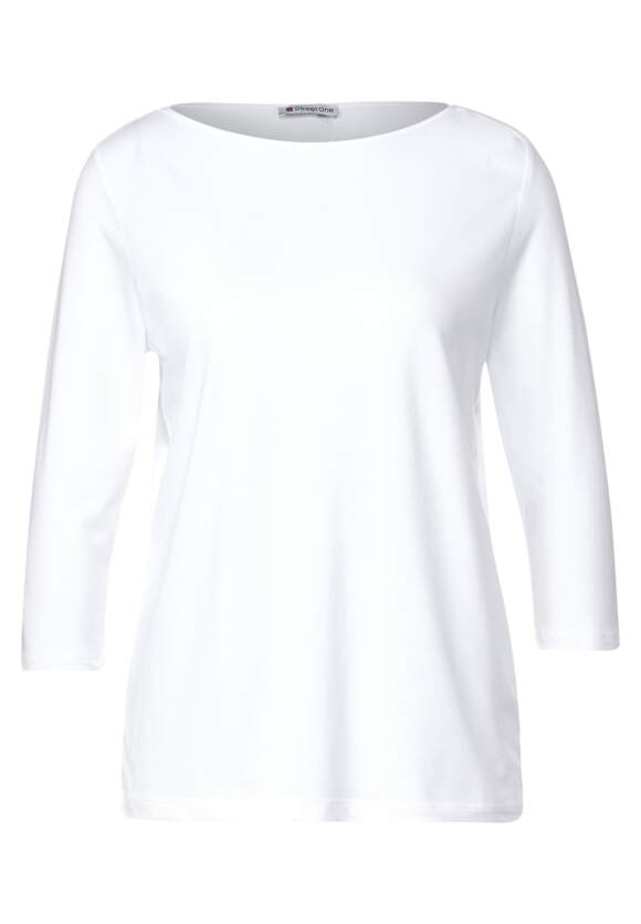 STREET ONE Softes Shirt White Damen | STREET Online-Shop in ONE - Unifarbe