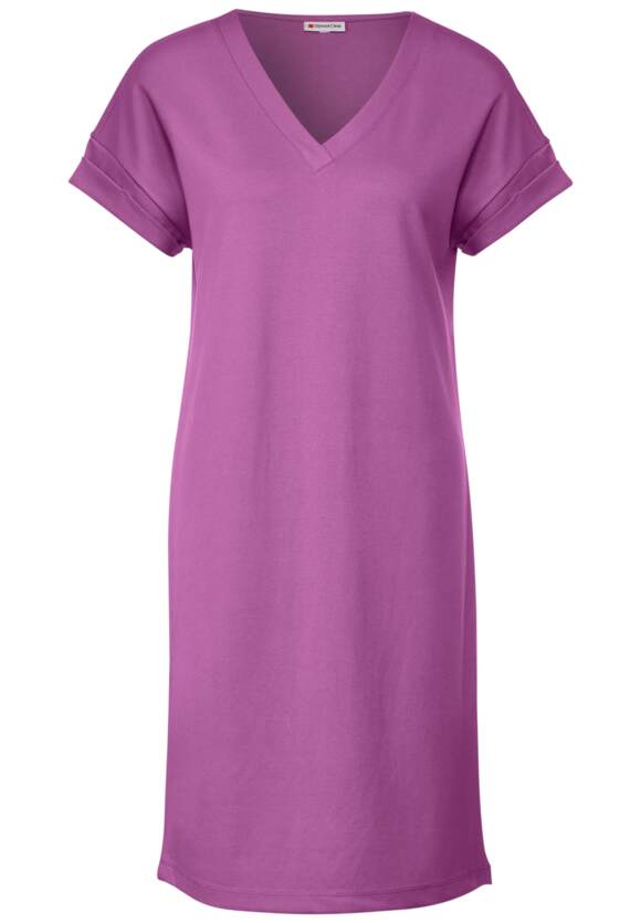 Meta Kleid ONE - Damen STREET in Unifarbe ONE STREET | Lilac Jersey Online-Shop