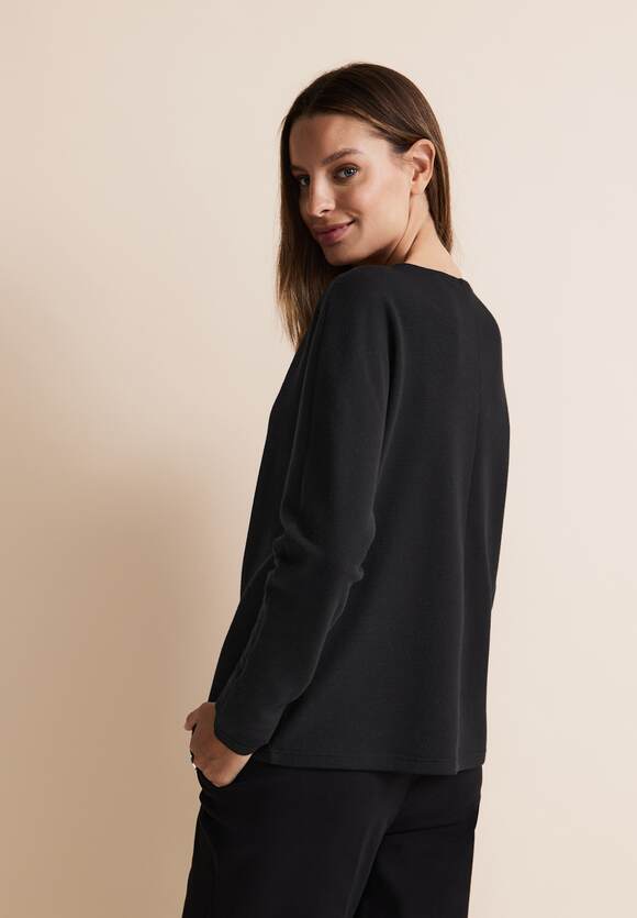 Damen Black ONE STREET ONE | Shirt Online-Shop STREET - Struktur