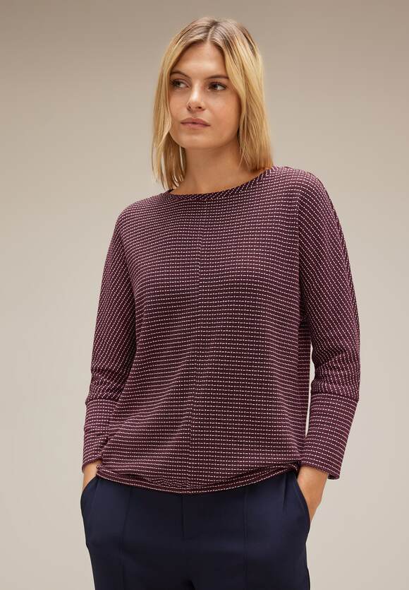 shirt in knitwear-look