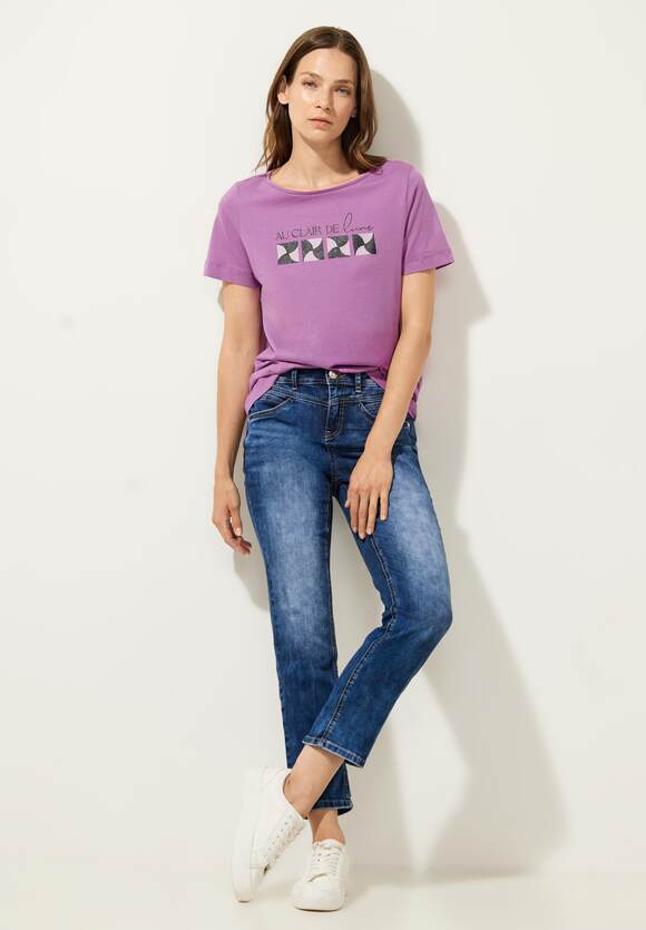 ONE Damen Shirt Lilac | ONE STREET mit Frontprint Meta - Online-Shop STREET