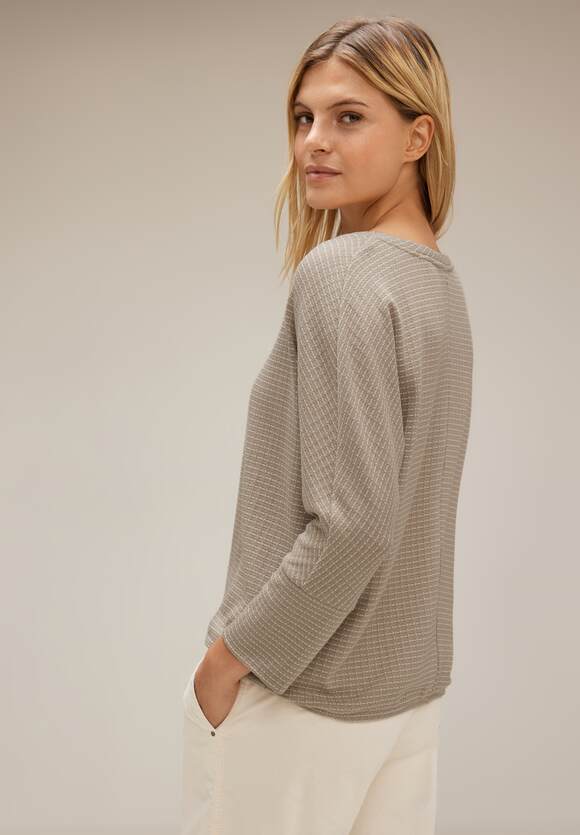 Shirt Stricklook Damen ONE Sand Online-Shop | ONE Melange STREET - STREET Spring