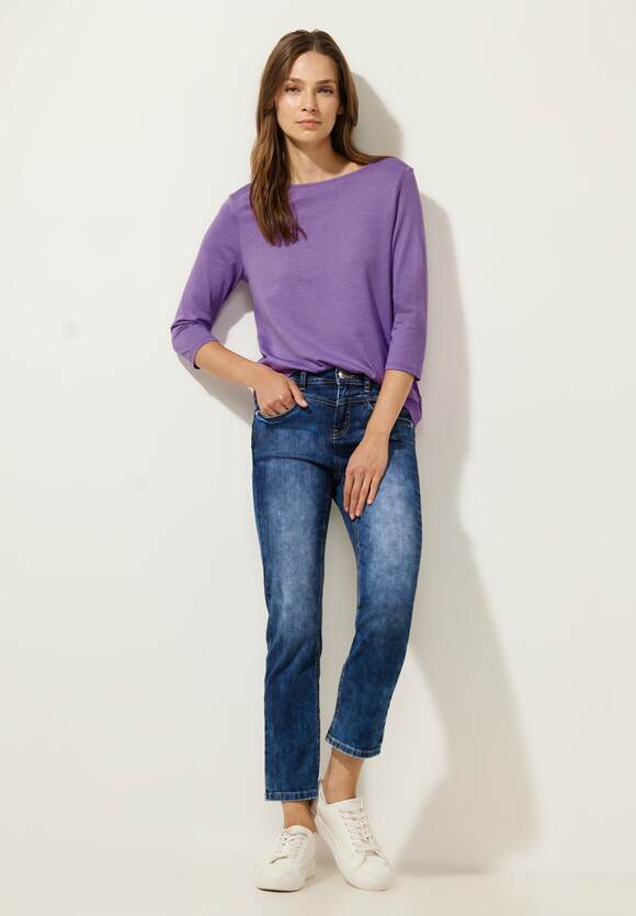 STREET ONE Softes Shirt Lilac Online-Shop Damen Lupine | ONE - STREET Unifarbe in