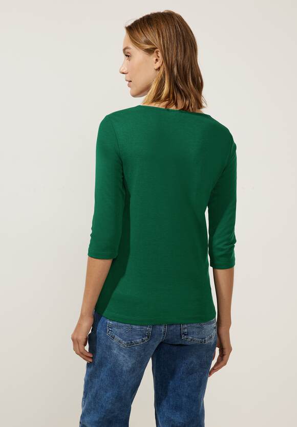STREET ONE ONE - Style Gentle Pania | Unifarbe - in Shirt Damen Online-Shop STREET Green