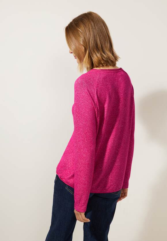 Nu Softes Online-Shop Melange ONE ONE Langarmshirt Damen STREET - Melange - STREET Pink | Style Mina