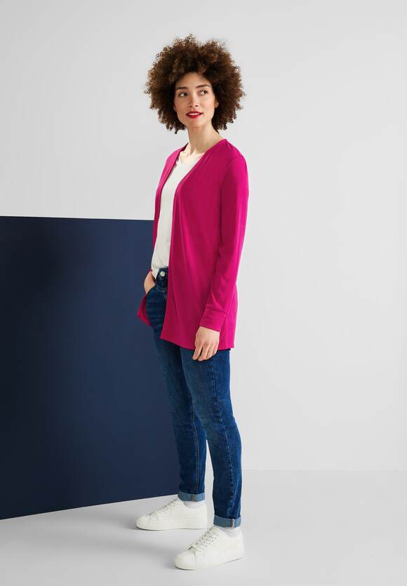 in STREET Online-Shop Nette ONE Pink Unifarbe Style STREET Shirtjacke Nu Damen - ONE | -