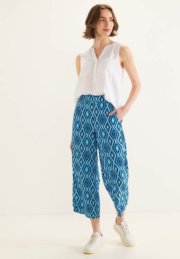 Splash STREET Fit | ONE Emee Blue ONE STREET Print Style mit Damen - Online-Shop Loose - Hose