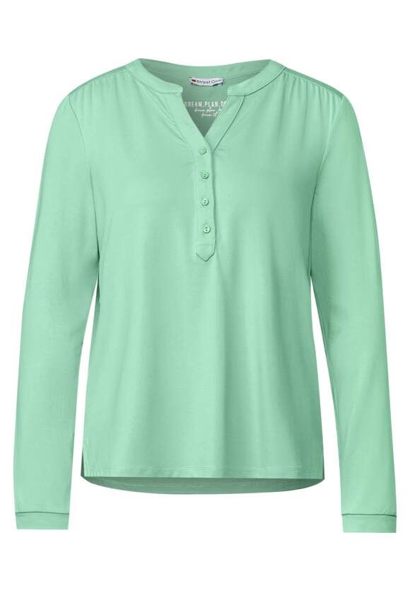 STREET ONE Jerseyshirt im Tunikastyle Damen - Clary Mint | STREET ONE  Online-Shop