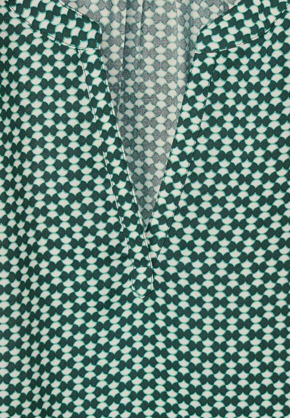 | mit Print STREET STREET Blusenshirt Cool ONE Online-Shop ONE Damen Vintage - Green
