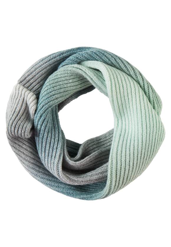 STREET ONE Gebreide ronde sjaal kleurverloop ONE Dames | met Polar Mint Online-Shop STREET 