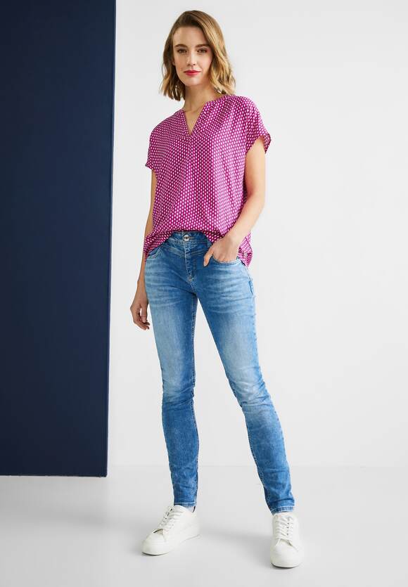 STREET ONE Blusenshirt mit Print Damen - Light Nu Pink | STREET ONE  Online-Shop | Shirtjacken