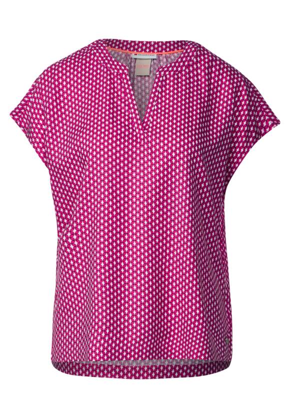 Light Print Online-Shop Pink ONE STREET Nu ONE mit | - STREET Damen Blusenshirt