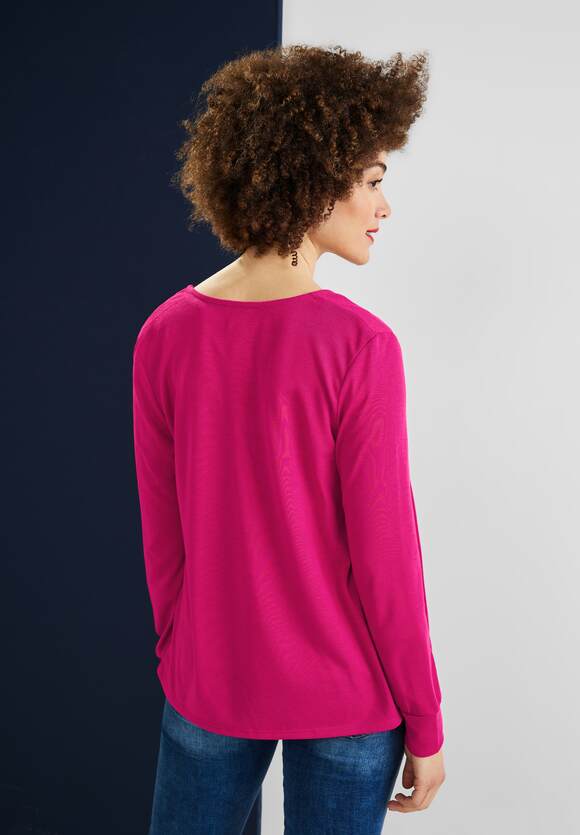 in STREET Online-Shop Unifarbe Nu | Damen - ONE Style Nette STREET ONE Pink Shirtjacke -