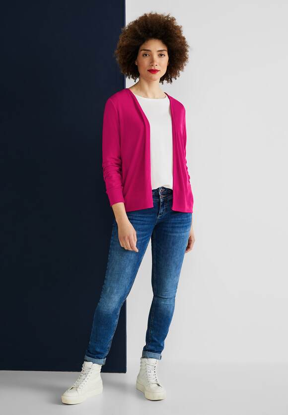 Pink Nette STREET | Damen Nu - ONE Unifarbe in STREET ONE Shirtjacke - Online-Shop Style