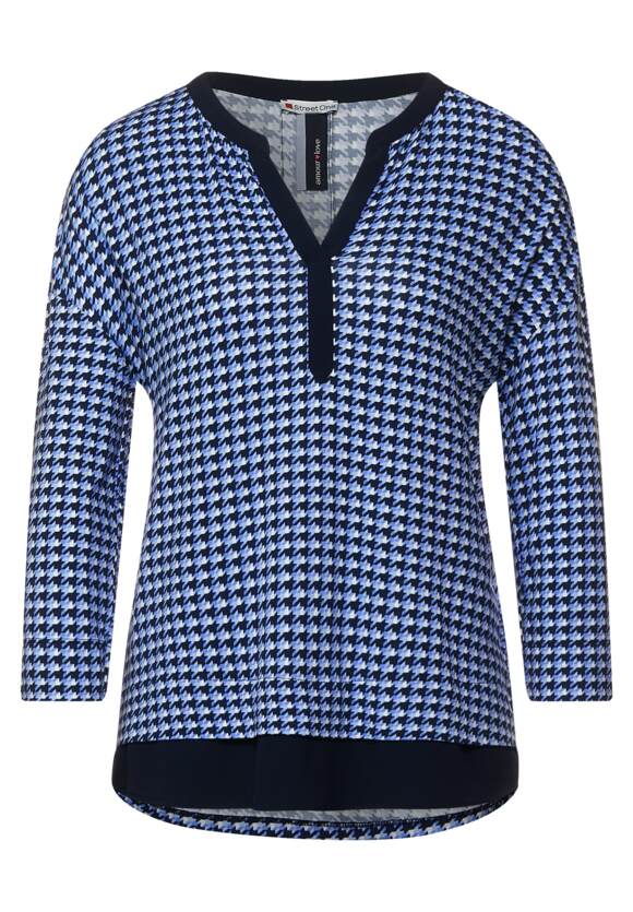 Blue Printshirt Dazzling ONE - | im STREET Online-Shop Damen STREET Materialmix ONE