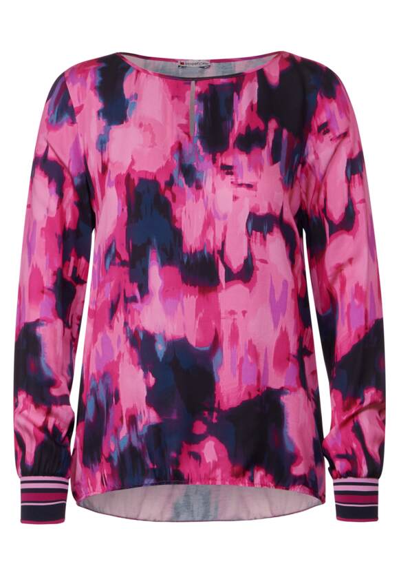 Pink Materialmix ONE STREET Damen Online-Shop Shirt Cozy ONE - im Bright | STREET