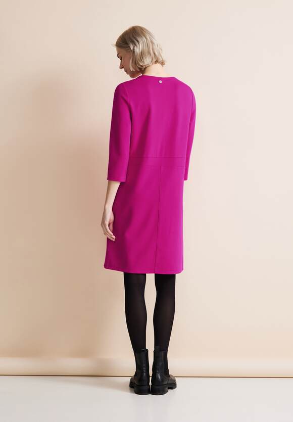 STREET ONE Knielanges Jerseykleid Damen - Bright Cozy Pink | STREET ONE  Online-Shop