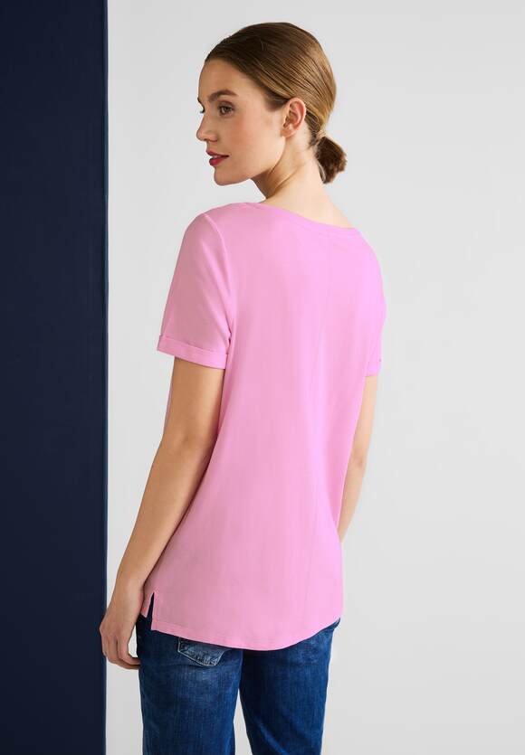 STREET ONE T-Shirt mit Online-Shop Wild - ONE | Rose Partprint Damen STREET