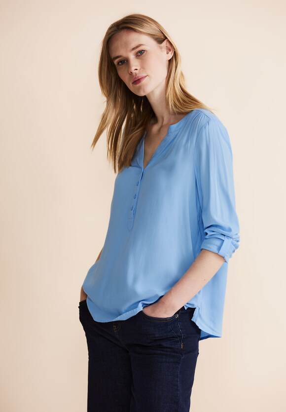 Neue Produkte im Jahr 2024 STREET ONE Original Tunikastyle Bluse - Damen ONE STREET Style - Bamika | Online-Shop Blue im