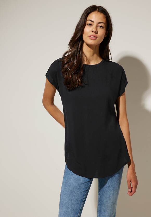 STREET ONE Langes Blusenshirt Black | STREET Online-Shop Damen - ONE
