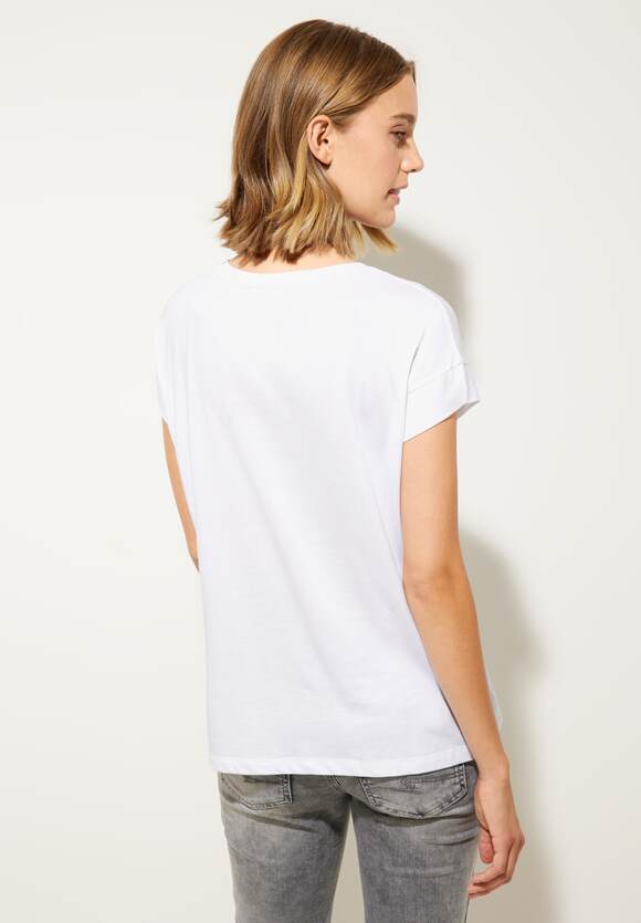 - Damen STREET Artwork ONE ONE T-Shirt Online-Shop White | STREET
