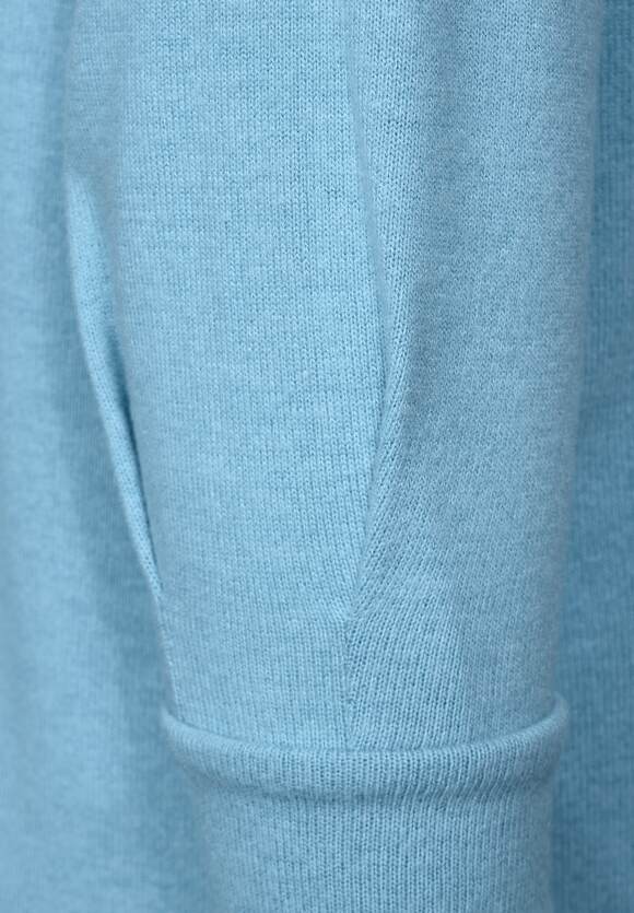 STREET ONE Offene Shirtjacke Damen - Style Jacy - Light Aquamarine Blue  Mel. | STREET ONE Online-Shop