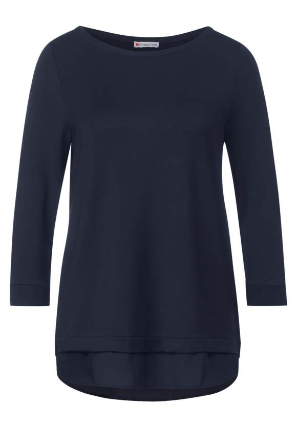 Damen - ONE | Online-Shop STREET STREET T-Shirt ONE im Lagenlook Blue Deep
