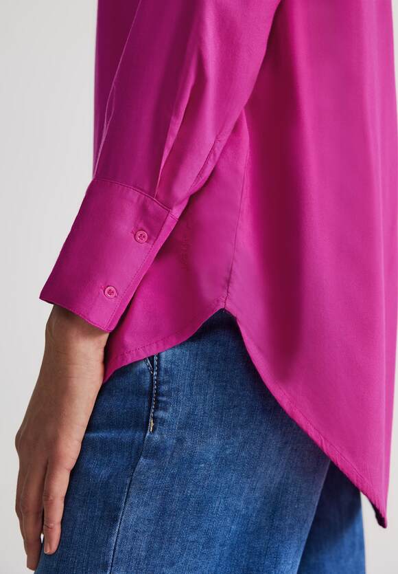 Bamika | Damen STREET Longbluse Pink ONE ONE - in STREET - Unifarbe Cozy Online-Shop Bright Style