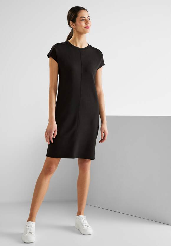 STREET ONE Easy Jersey Kleid Damen - Black | STREET ONE Online-Shop