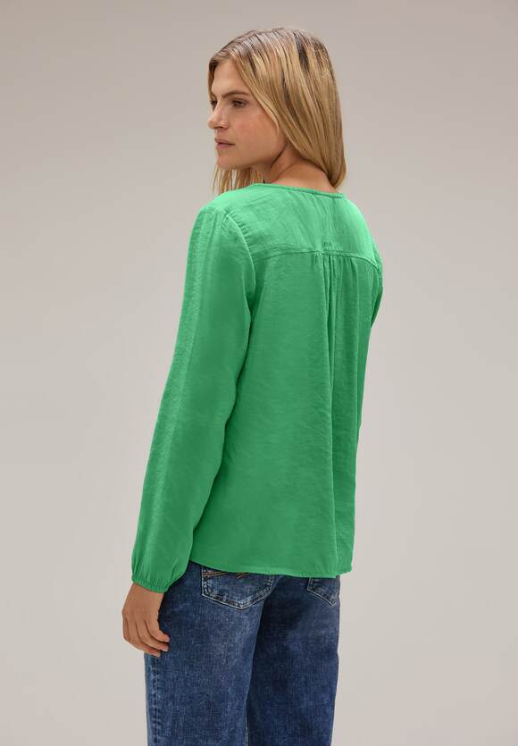 STREET ONE Bluse in Satin Optik Damen - Fresh Gentle Green | STREET ONE  Online-Shop
