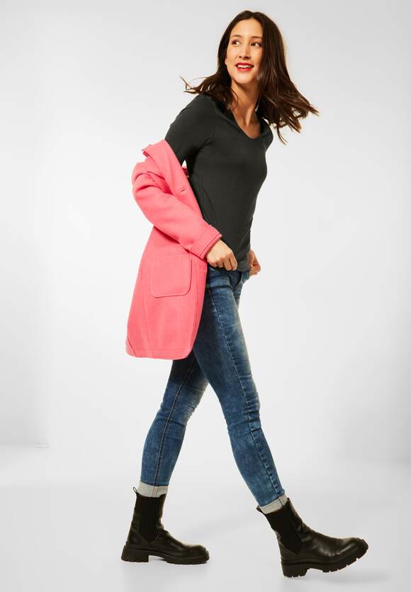 ONE ONE T-Shirt Style Damen - Unifarbe STREET - STREET | Olive Bassy in Online-Shop Palmira