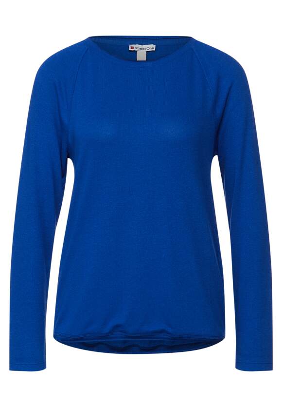 STREET ONE Softes Langarmshirt Strong - - Online-Shop Damen Mina STREET ONE | Style Blue