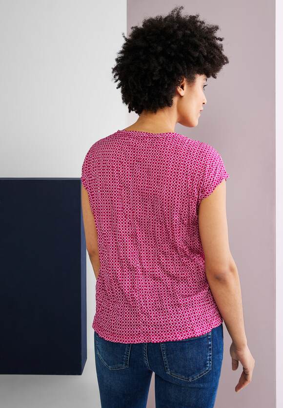 STREET ONE Shirt Oasis Online-Shop Pink Damen | - mit ONE STREET Minimalprint