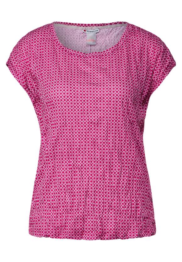 Shirt Minimalprint Oasis Online-Shop STREET ONE STREET mit - ONE | Pink Damen