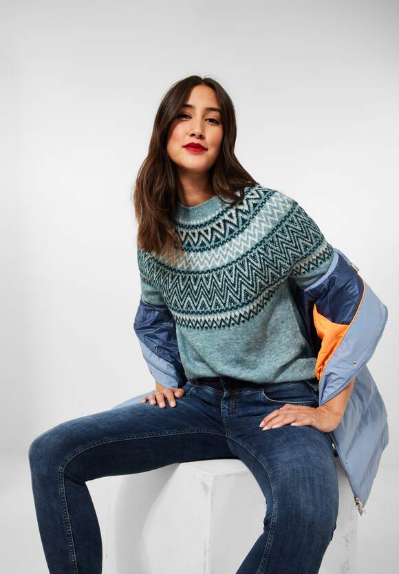 Grau S DAMEN Pullovers & Sweatshirts Elegant Street one Pullover Rabatt 90 % 