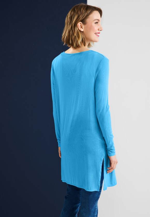 STREET ONE - Lange STREET Shirtjacke ONE | Damen Splash Blue Online-Shop